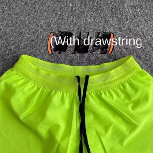Alternative view of Running shorts, comfortable men's sports marathon, loose, quick drying, anti glare lining, training and fitness equipment, three