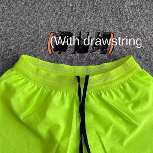 Men's Running Shorts with Quick Drying Fabric and Anti Glare Lining for Comfortable Marathon Training - Image 2