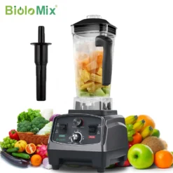 Heavy-Duty 2L Blender with Timer and BPA Free Design for Smoothies and Juicing