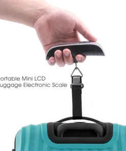 Alternative view of 50kgx10g Digital Scale Portable LCD Display Mini Hanging Scale Electronic Luggage Suitcase Travel Bag Weight Balance Scale