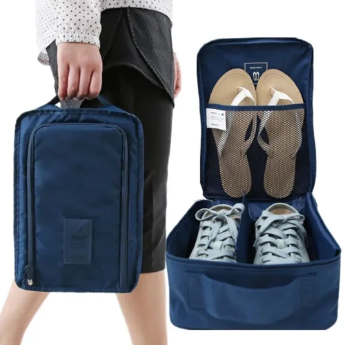 Nylon Waterproof Travel Organizer Bag for Shoes and Clothing