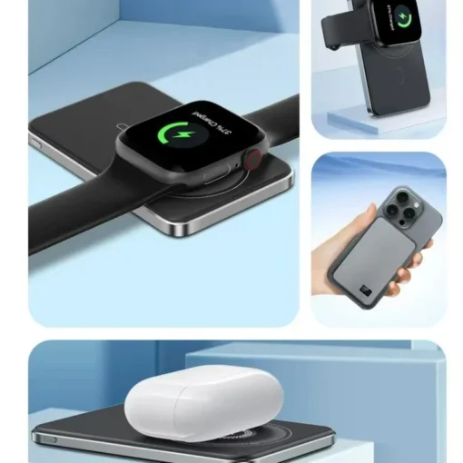 Magnetic Wireless Power Bank 10000mAh - Fast Charging for iPhone, Samsung, Huawei Users - Image 2