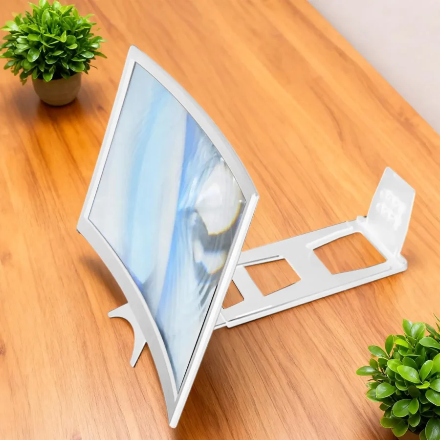 12 inch 3D Cell Phone screen projector HD Expander Enlarge Curved Screen Magnifier Amplifier For Mobile Phone Video - Image 4