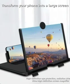 12"Mobile Phone Magnifier Easy TV Viewing Orientation Landscapes Use Eye Protection Full-Screen Mobile Phone Magnificate