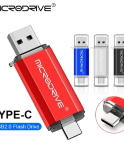 Type C and Micro USB Flash Drive - 128GB, 64GB, 32GB, 16GB, 8GB, 4GB Options