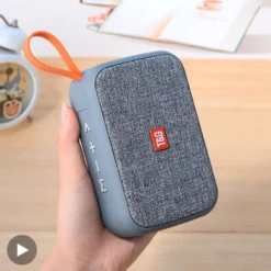 Portable Bluetooth Speaker with Subwoofer and FM Radio - Compact Sound Box for Outdoor Use