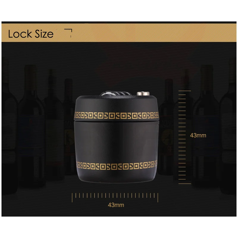 KAK Combination Lock Wine Stopper Vacuum Plug - Image 6