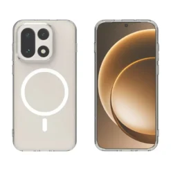 OnePlus 15 Magnetic MagSafe Case Transparent Acrylic Shockproof Cover for OnePlus 15 5G