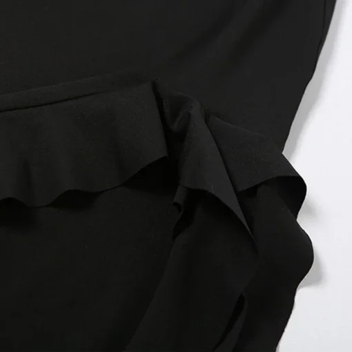 One-Shoulder Dress with Jellyfish Design in Irregular Cut for Trendy Summer Fashion - Image 5