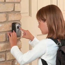 Alternative view of KeySafe Wall Mount Lock Box - No-Battery Combination Lock, Metal/Plastic, for Home and Travel Security