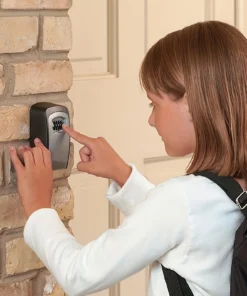 Alternative view of KeySafe Wall Mount Lock Box - 9.4cm Metal/Plastic, No-Battery Combination Lock for Home & Travel Security