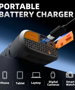 Alternative view of Portable Lithium Jump Starter 6000mAh,Car Battery Booster,USB-C Powerbank Charger,For Motor,Van,Yacht,Boat,Car 12V Diesel Engine