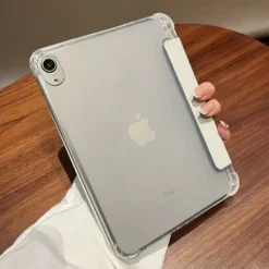 Alternative view of Pencil Holder Case for iPad A16 Pro 11, Air 11, and 10.2 to 10.9 Models, Compatible with Multiple Generations