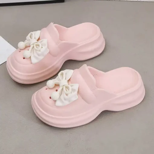 Demi-season Round Nose Heels with Sneakers for Women - Image 3