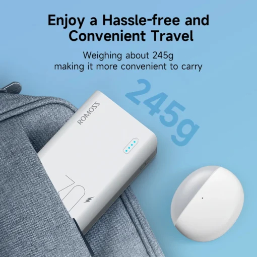 ROMOSS Power Bank 10,000 mAh with 30W Fast Charging for Smartphones - Image 3