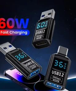 Alternative view of NNBILI USB3.2 Digital Display Adapter 4K@60Hz USB-C OTG for iPhone16 15 Pro Max Samsung iPad PC Laptop Fast Charge Data Sync ﻿