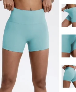 Alternative view of Hearuisavy Women's High Waist Gym Shorts - Butt Lift Cycling and Workout Leggings