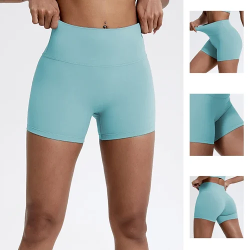 Alternative view of Hearuisavy Women's High Waist Gym Shorts - Butt Lift Cycling and Workout Leggings