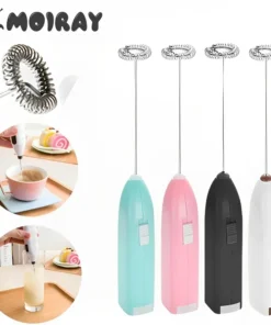 Mini Electric Milk Frother - Handheld Coffee Whisk Mixer