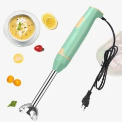 Handheld Immersion Blender for Smoothies and Sauces with Ergonomic Design for Easy Use