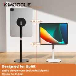 Kimdoole Portable Monitor Stand with 360° Rotation for Tablets Up to 18 Inch Compatible with iPad