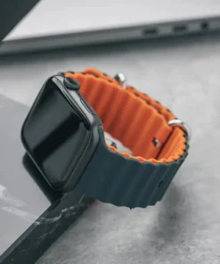 Alternative view of Ocean Strap for apple watch Band 44mm 40mm 45mm 41mm 49mm 46mm silicone correas bracelet iWatch series 7 5 6 3 se 8 Ultra 2 9 10