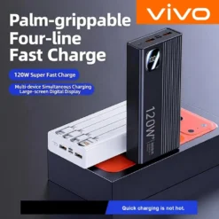 Alternative view of VIVO 200000mAh Power Bank - Super Fast Charging Portable Battery Charger for iPhone and Samsung