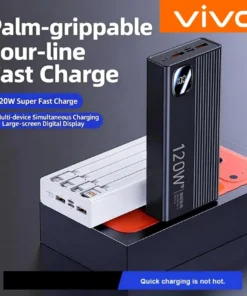 Alternative view of VIVO 200000mAh Power Bank - Super Fast Charging Portable Battery Charger with Digital Display for iPhone and Samsung