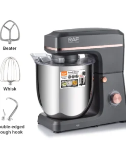Alternative view of RAF 12L 2000W Planetary Electric Food Mixer – Eccentric Rotating Kitchen Dough and Cake Mixer