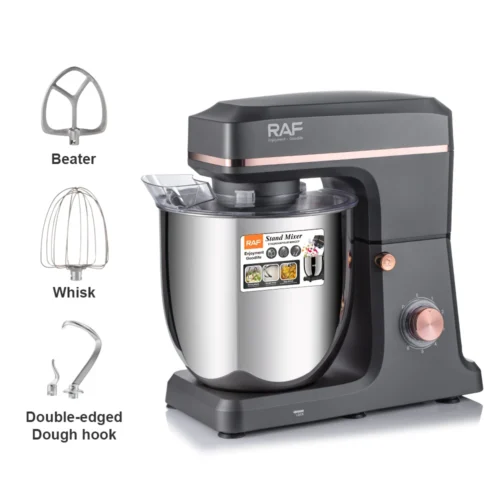 Alternative view of RAF 12L 2000W Planetary Electric Food Mixer – Eccentric Rotating Kitchen Dough and Cake Mixer