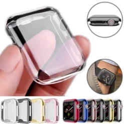 Apple Watch Ultra Clear Soft Case with Built-in Screen Protector for All Series Models