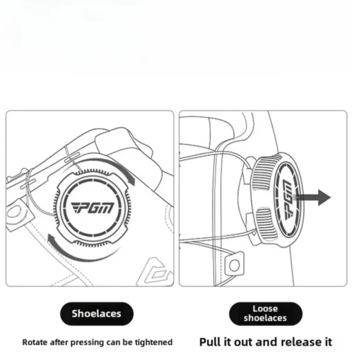 Waterproof Men's Golf Shoes with Cushioning and Anti-Slip Sole - Image 4
