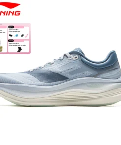 LiNing Men's YUEYING 5 PRO Running Shoes SUPER BOOM Lightweight Reflective Cushioning Protect LiNing Wearable Sneakers ARHV013