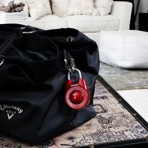 Alternative view of Master Lock Portable Combination Padlock - Keyless Design for Gym, School, and Club Use