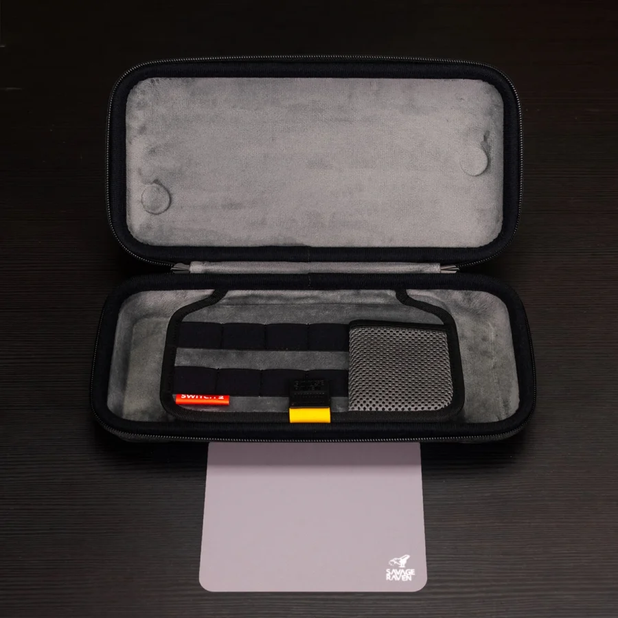 Savage Raven by Skull & Co. EDC Case Carrying Pouch Portable Hard Shell Storage Bag for Nintendo Switch 2 - Image 5