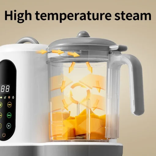 Baby Food Maker Multicooker with Electric Steamer and Blender Functionality for Parents - Image 4