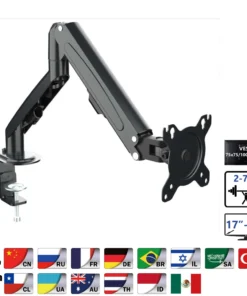 Hyvarwey GC08-12 Desktop Monitor Mount Bracket for 13 to 27-Inch LCD Screens Rotate & Tilt Adjust Monitor Desk Stand Support