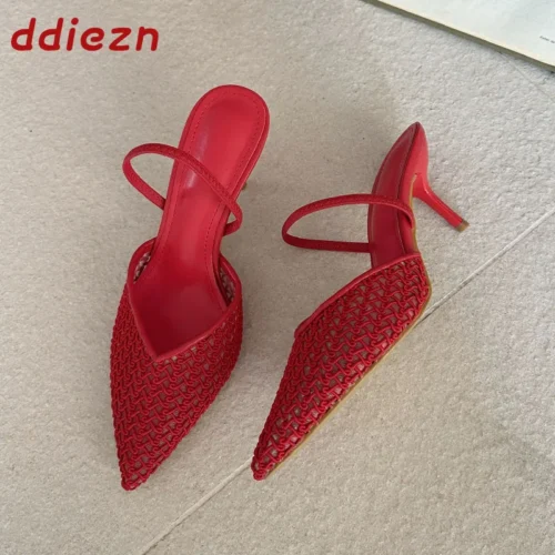 Alternative view of Fashion Pointed Toe High Heels for Women - Slim Pumps and Slingbacks