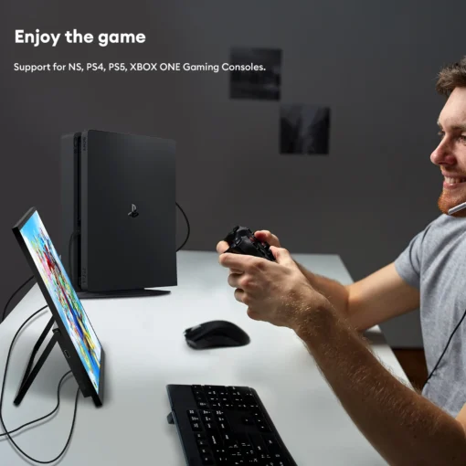 Portable Monitor with 100% sRGB and 300 Nits Brightness for Gaming and Laptops - Image 6