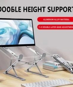 Alternative view of N8 Adjustable Aluminum Laptop Stand - Foldable Design for MacBook and Tablets