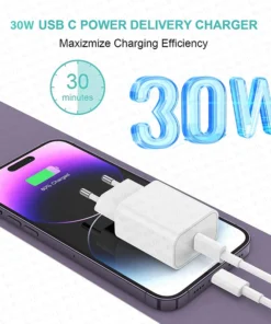 Alternative view of Apple MagSafe Wireless Charger - Fast Charging for iPhone 11-16 Series with Type-C Cable