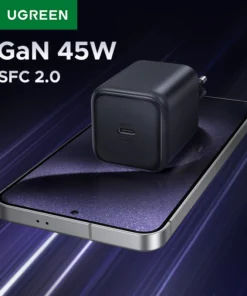 UGREEN 45W GaN Charger PD3.0 Fast Charger PPS QC3.0 Quick Charge For Samsung S25 S24 Ultra iPhone 17 16 15 Pro Max iPad Tablet