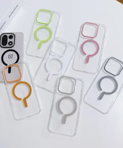 Alternative view of For OnePlus 15 Case Hard PC Transparent Magnetic wireless charging Protective Back Cover Case For OnePlus15 One Plus 15 Shell