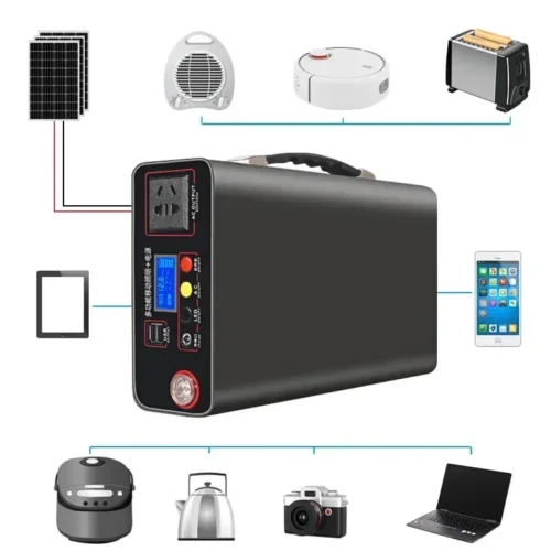 Alternative view of Mobile Power 300W Portable Lifepo4 Charging Station for Outdoor Camping and Emergency Use