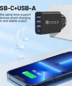 Alternative view of Total 20W Multi-Port USB PD Wall Charger for Smartphones
