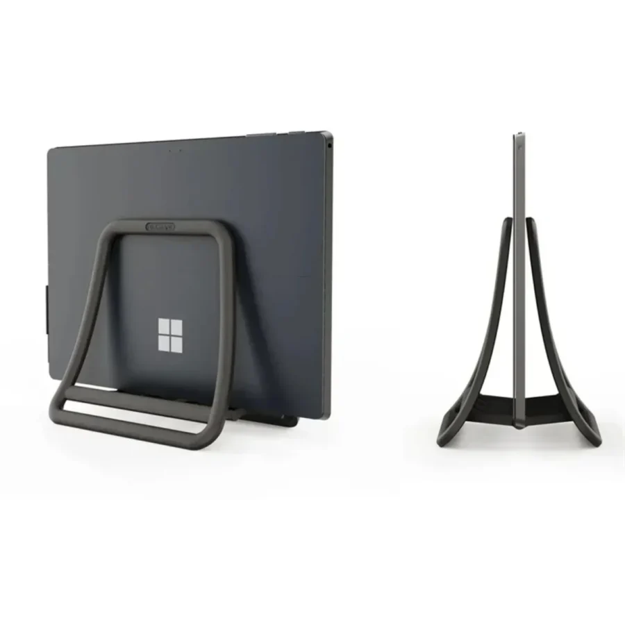 Universal Foldable Vertical Laptop and Tablet Stand for MacBook Air, Pro, iPad, Lenovo, and Dell - Image 3