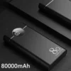 Black 80000mAh