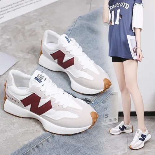 Alternative view of 2026 New Women Casual Shoes Fashion Breathable Walking Flat Shoes Sneakers Women 2025 Gym Vulcanized Shoes White Female Footwear