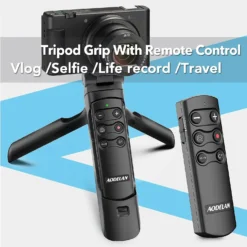 Wireless Shooting Grip Tripod with Remote Control for Sony ZV-E10 A6700 A7IV Vlogging