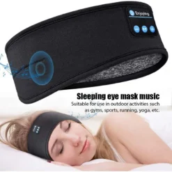 Bluetooth Sports Earphones with Sleep Mask for Comfortable Listening and Resting